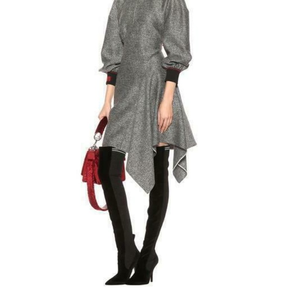 NIB FENDI Velvet stretch Knit over the knee boots - Picture 2 of 8